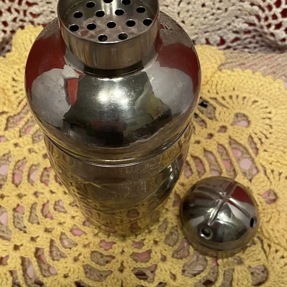 Stainless Steal Cocktail Shaker by Pier 1 Imports 7.5